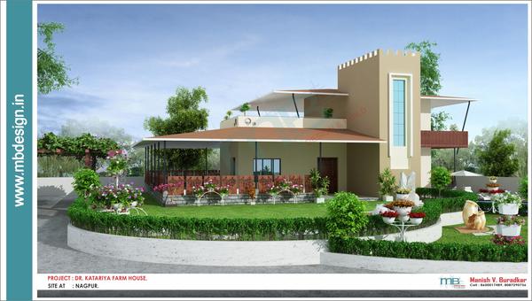 Architecture Consultancy for Farmhouse Elevation D