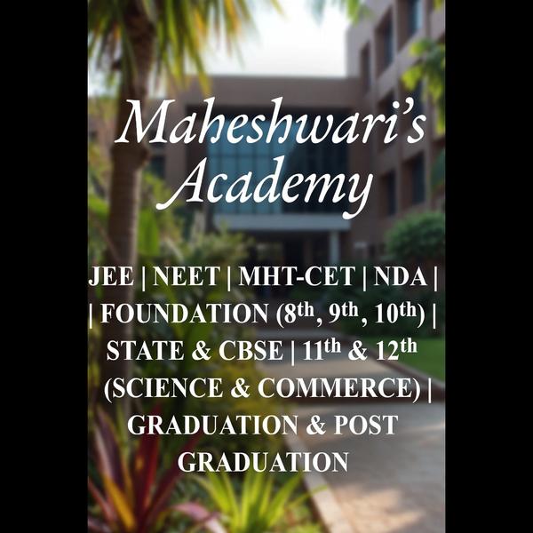 MHTCET Classes in Manish 