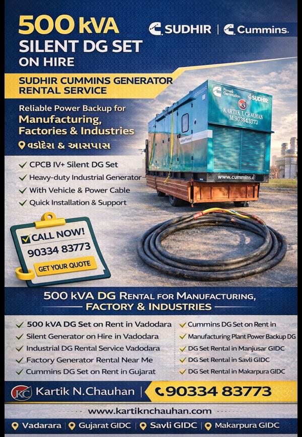 industrial dg hire in nandesar