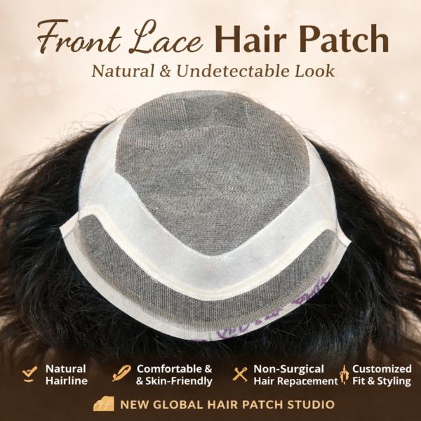 Our Front Lace Hair Patch is designed in