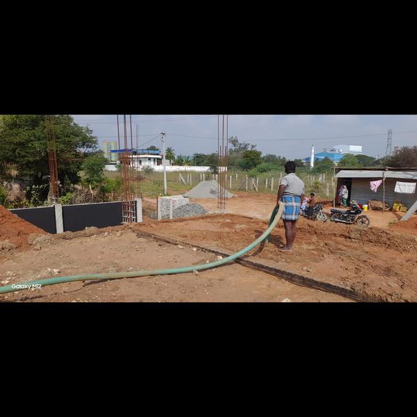 Basement Filling work at Samayapuram Work