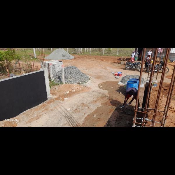 Bitumen Coating in Samyapuram site , Gravel fillin