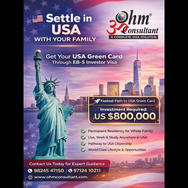 Settle in USA with your family