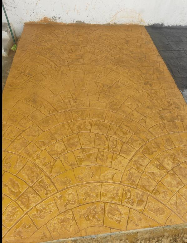  Stamped concrete is a durabl