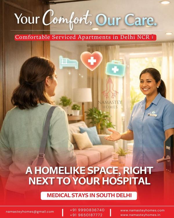 Service apartments in Delhi NC