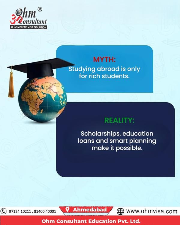 MYTH:
Studying abroad is only 