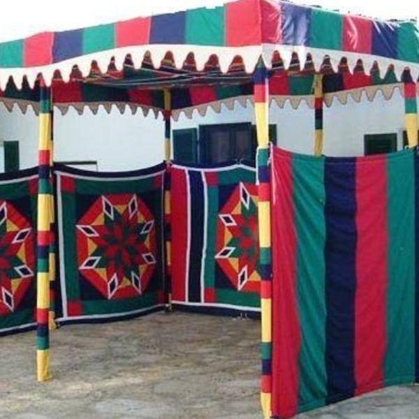 Leading tent work materia