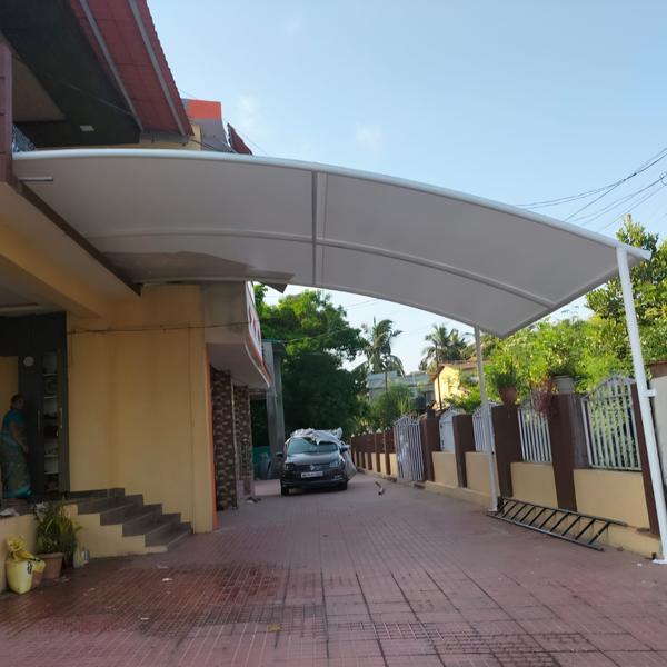 Tensile structure canopy