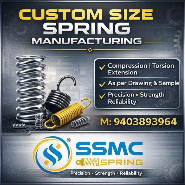 🔧 CUSTOM SIZE SPRING MANUFACTURING 🔧 Har industr