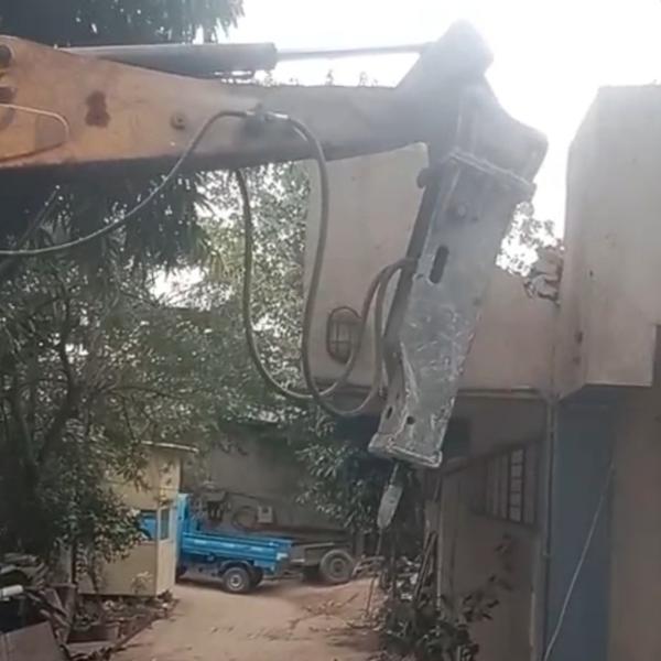 Factory demolition at mak