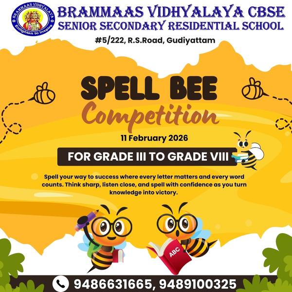 🐝✨Spell Bee Competition 