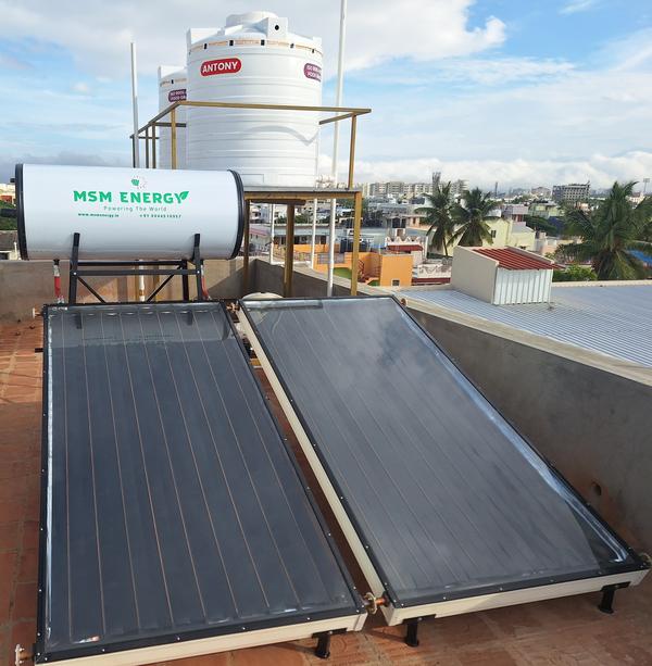 Switch to Solar Water Heater FPC Get hot water ev