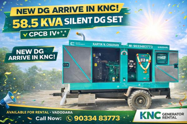 58 5 kva silent diesel generat