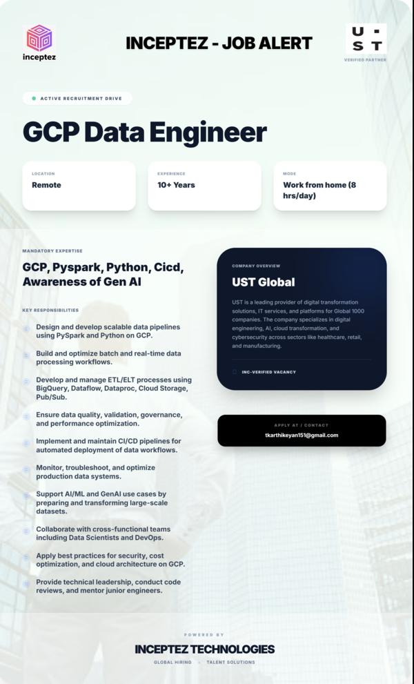 Job Title: GCP Data Engin