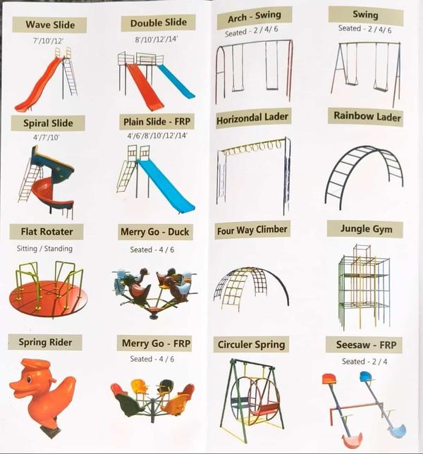 We are a manufacturer of children's play equipment