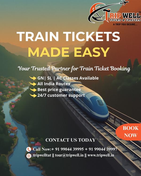 instant train ticket confirmat