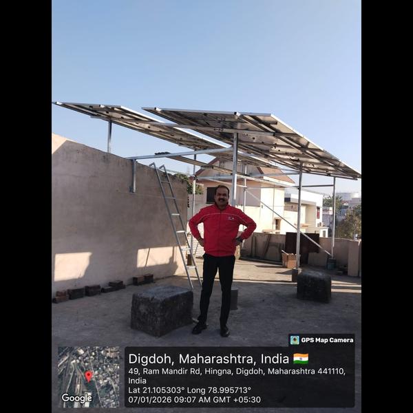 best solar roof system at lokmanya nagar , hingna 