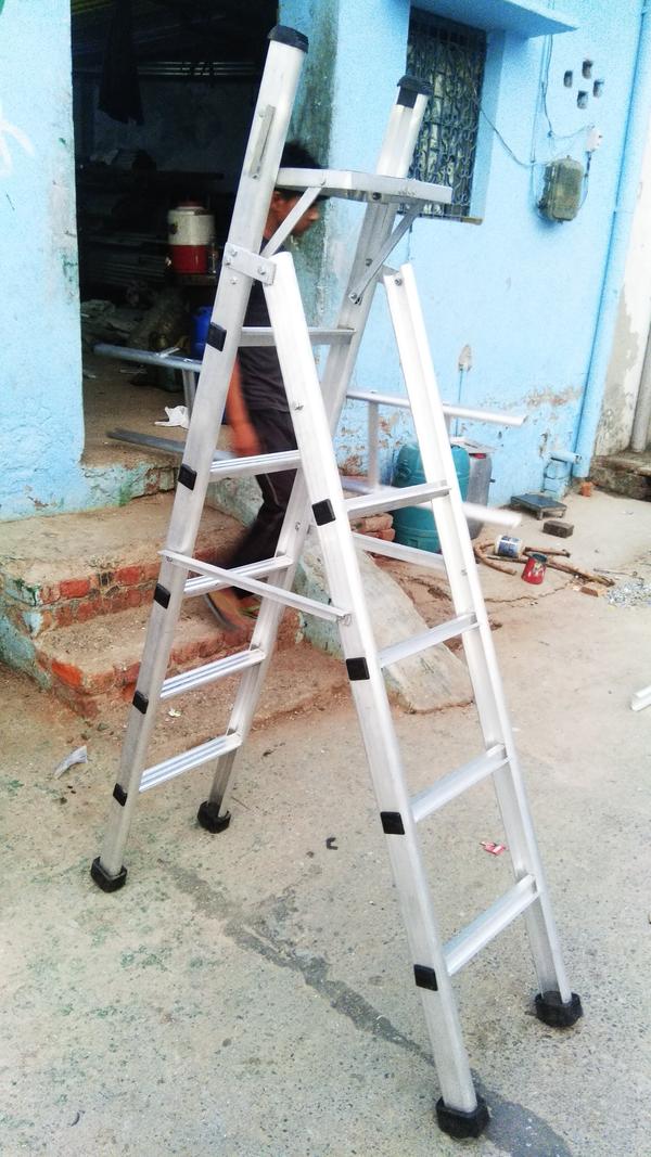 Amit Quality Product Company Aluminium Stool Cum S