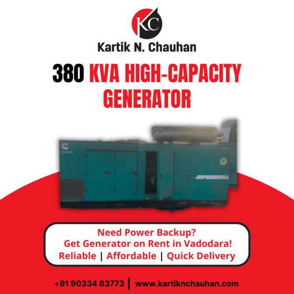 380 kva generator for manufact