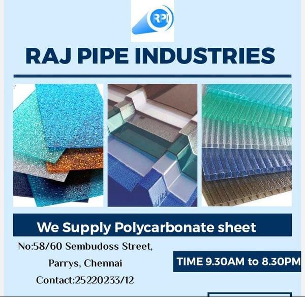 Solid Poly Carbonate Sheet 2mm to 6mm Thickness an