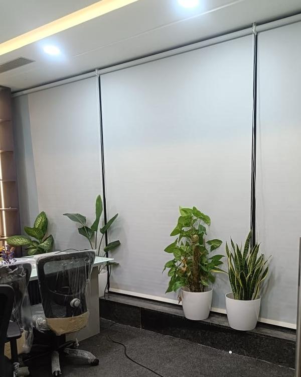 Window blinds and curtain