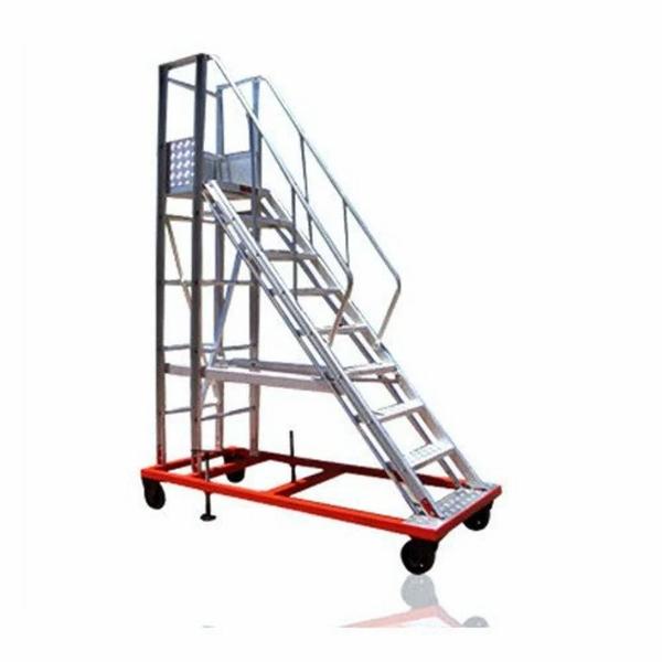#AluminiumTrolleyStepLadder AQPC MODEL No: 1004“AQ