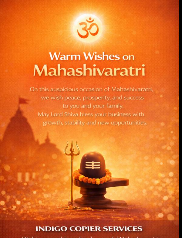 Warm Wishes on Mahashivaratri
