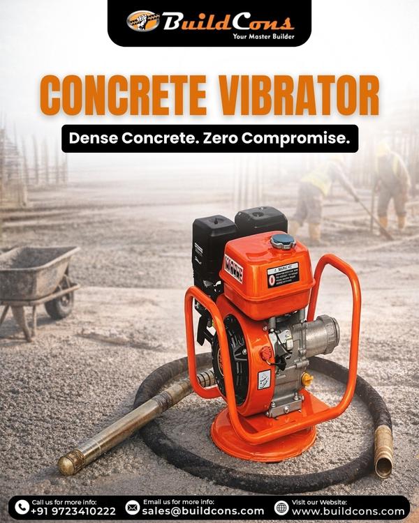 BuildCons is a trusted Concrete Vibrator Manufactu