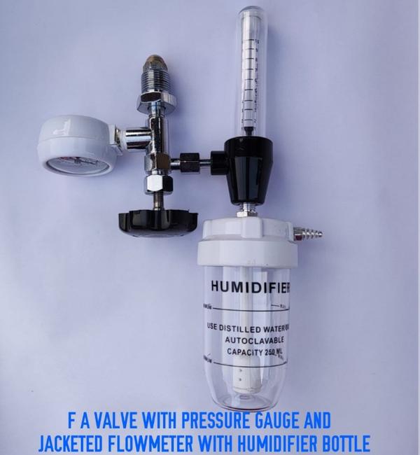 Flowmeter for oxygen cyli