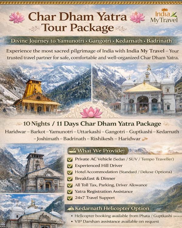 Char Dham Yatra Tour Package –