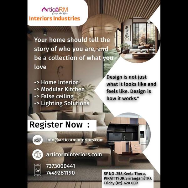 Articorm interior industries A modern bedroom is d