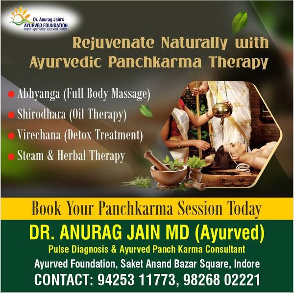Ayurveda Panchakarma Clinic in Indore
Dr