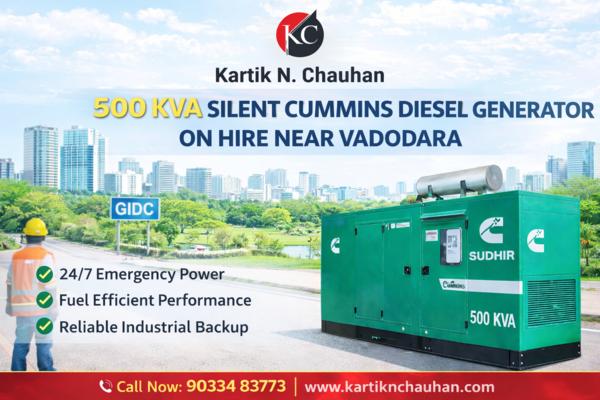 500 kva generator rental savli