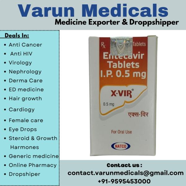 Entecavir Tablets Supplier, Dealer, ExporterWe V