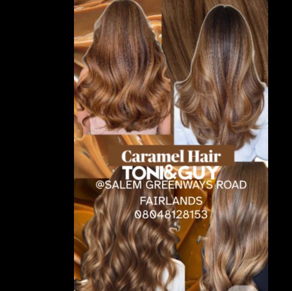 Caramel Balayage at Toni & Guy Salem Gre