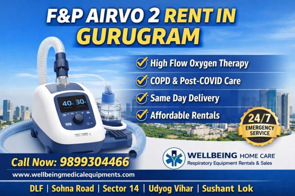 F&P Airvo 2 Rent in Gurugram L