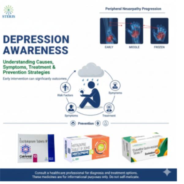 Depression is often misunderstood as just sadness 