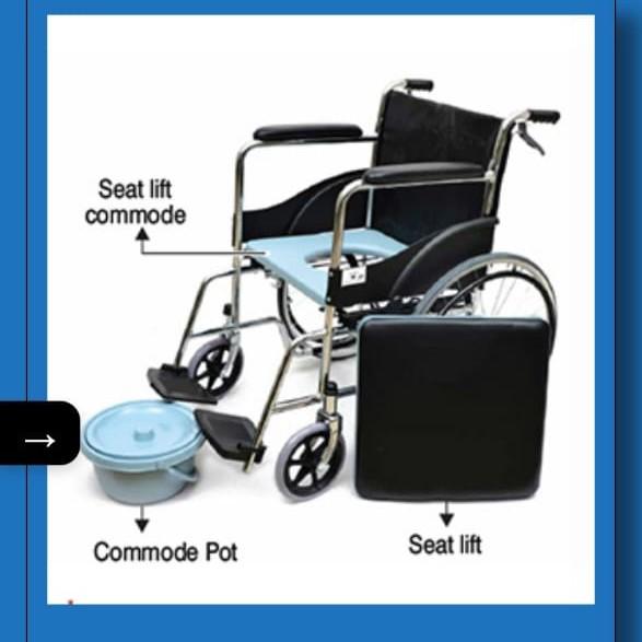 Commode wheelchair Rental