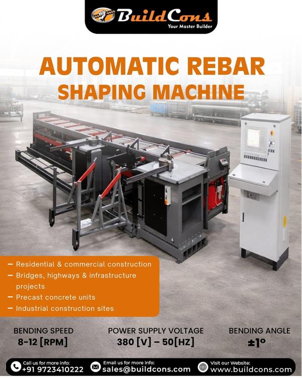 BuildCons is a trusted name among Automatic Rebar 