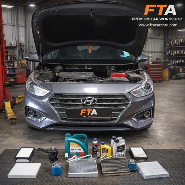 Regular engine oil service is 