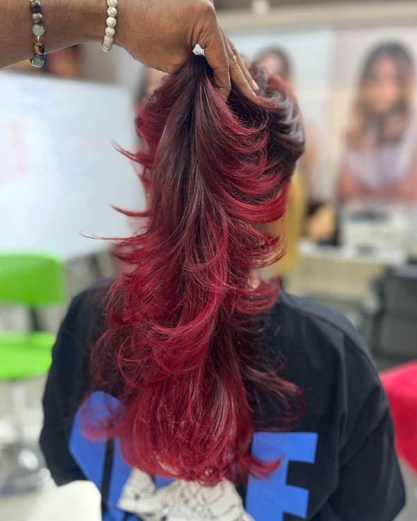 Hair Colour Training requires both artis