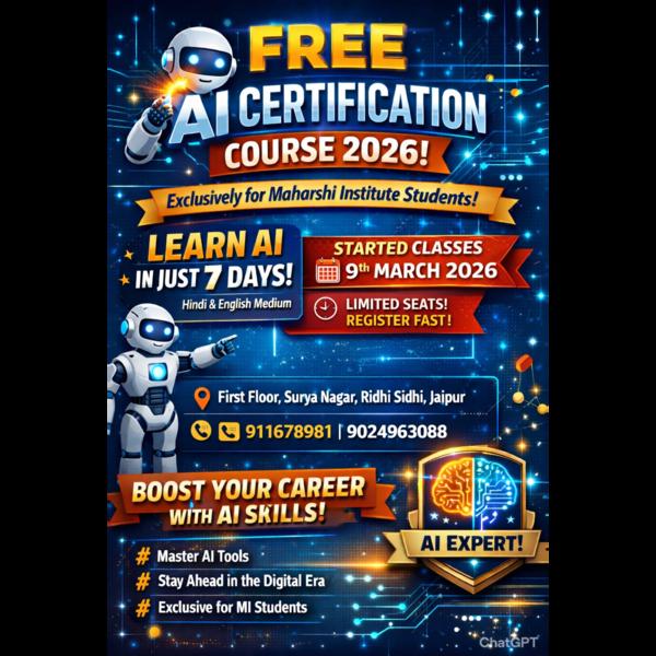 🚀✨ FREE AI Certification