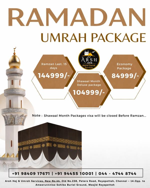 Ramdan Spl Price very few seat