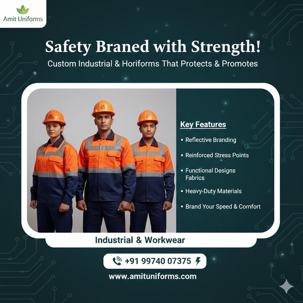 Heavy-duty workwear that carries your company’s pr