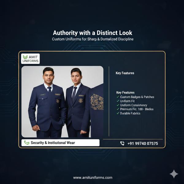 Command respect with sharp, customized institution