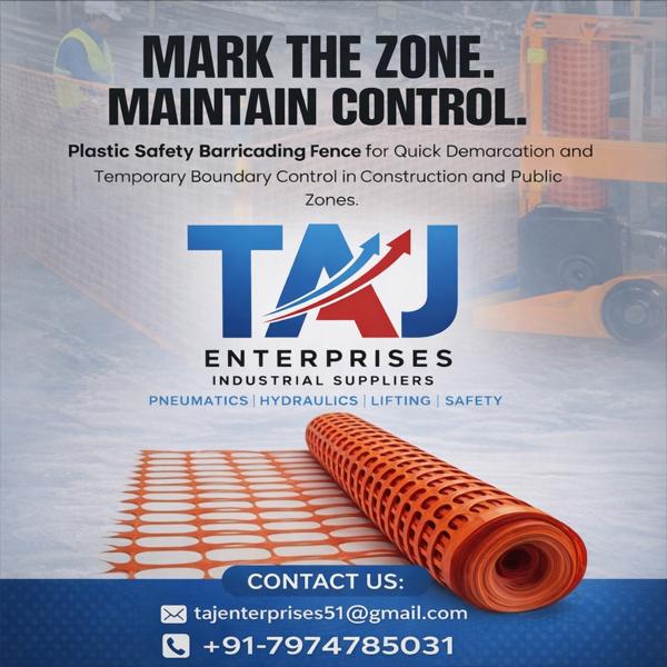 Plastic Safety Barricading Fence is designed for q