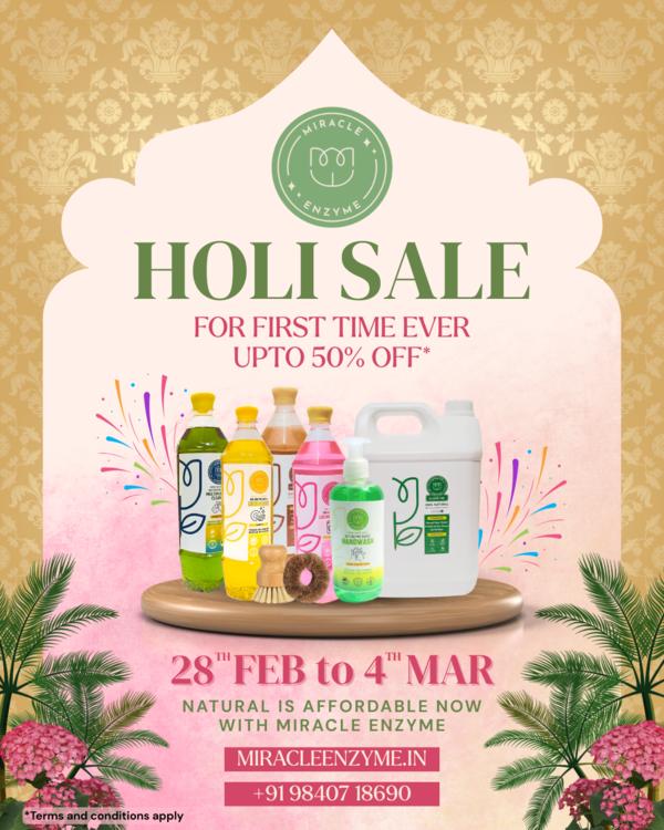 Holi Sale is Live | Natur
