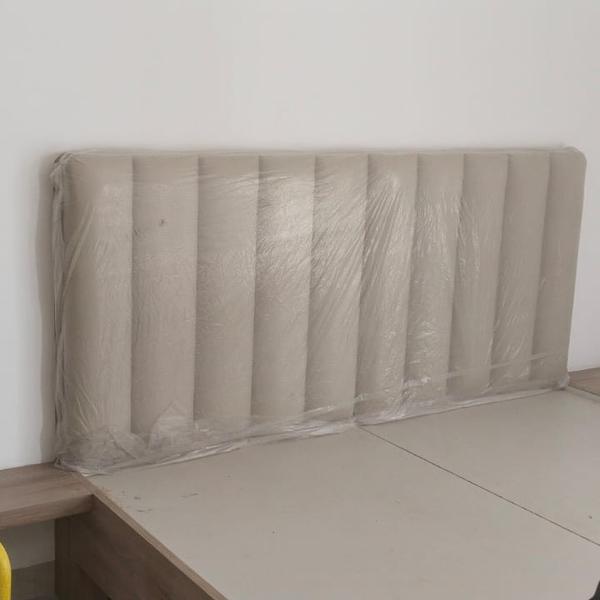 plush cloud like headboard