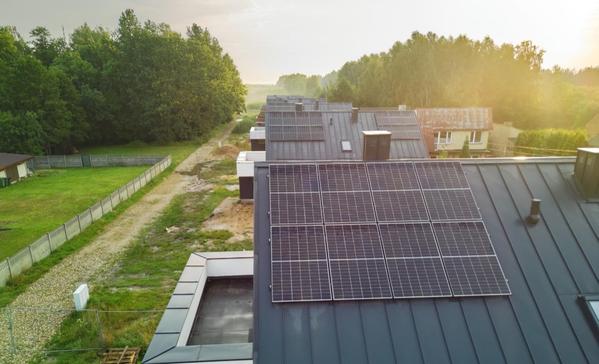 Solar-powered homes in Badshah