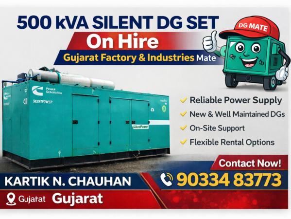 500 kva silent diesel sudhir g